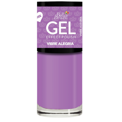 Esmalte Bella Brazil Efeito Gel Cremoso 852 Vibre Alegria 9ml