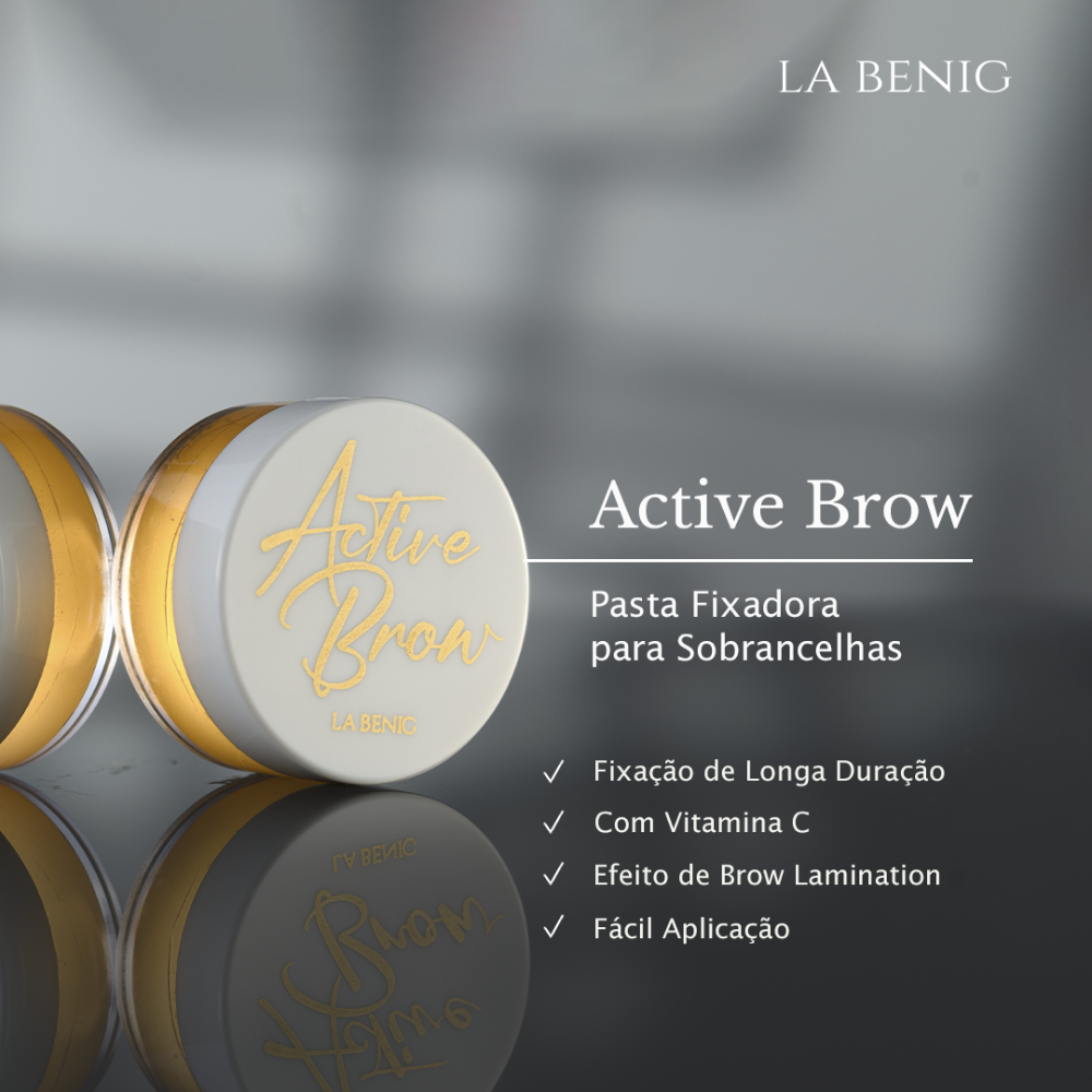 Pasta Fixadora para Sobrancelhas Active Brow La Benig 15g