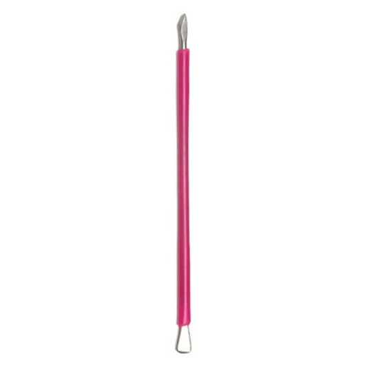 Espátula De Inox Com Silicone Rosa Isis Cutelaria