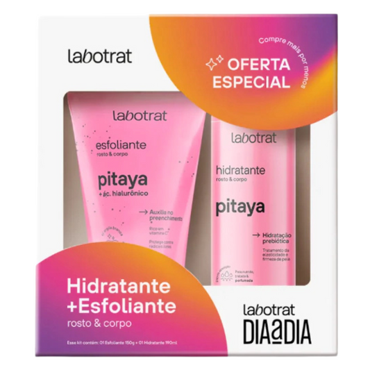Kit Dia A Dia Labotrat Esfoliante 150g + Hidratante 190ml Pitaya