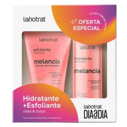 Kit Dia A Dia Labotrat Esfoliante 150g + Hidratante 190ml Melancia