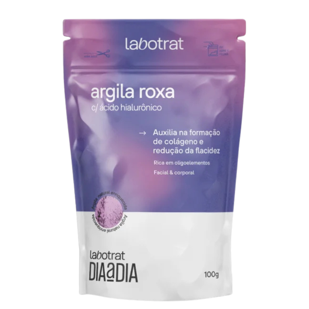 Argila Roxa Com Ácido Hialurônico Labotrat 100g