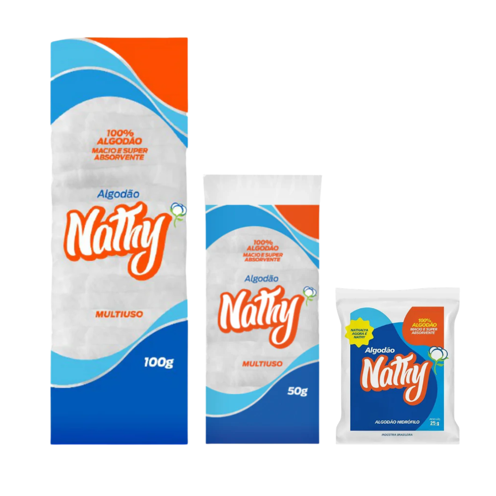 Algodão Multisuso Hidrófilo Nathy
