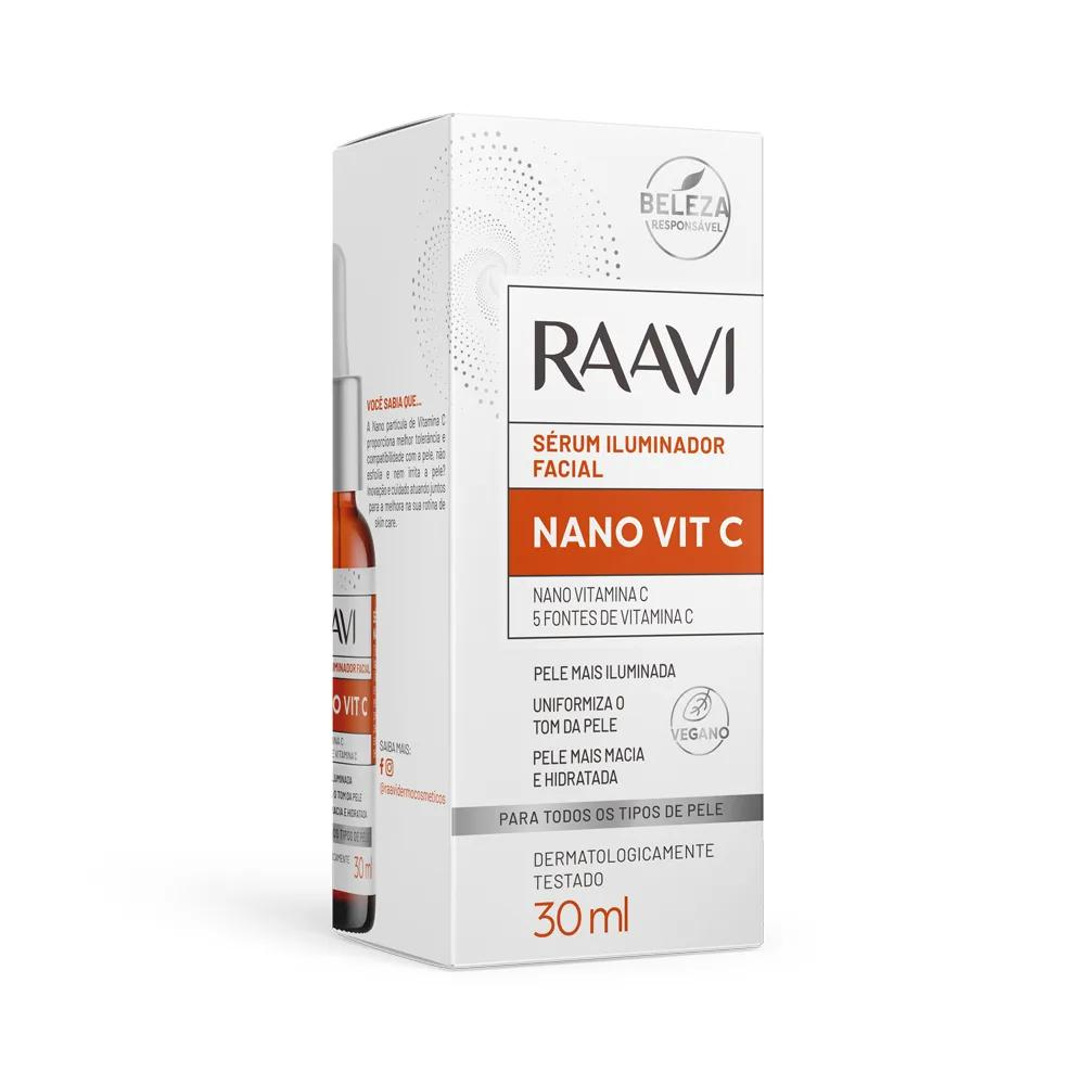 Sérum Facial Iluminador Nano Vitamina C Raavi 30ml