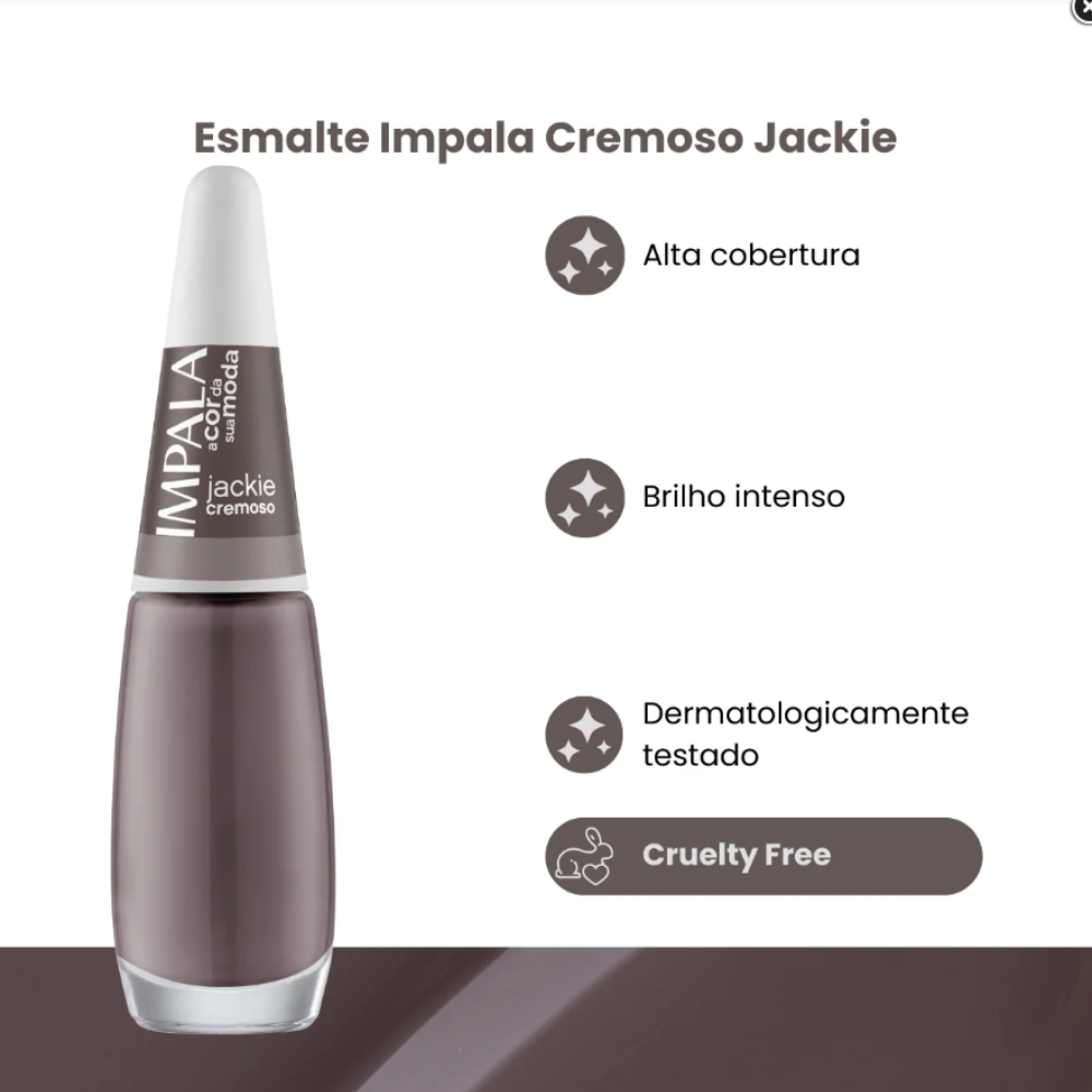 Esmalte Impala Cremoso Jackie 7,5ml - Nude