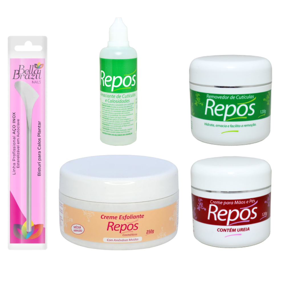 Kit Iniciante Plástica Dos Pés Repos