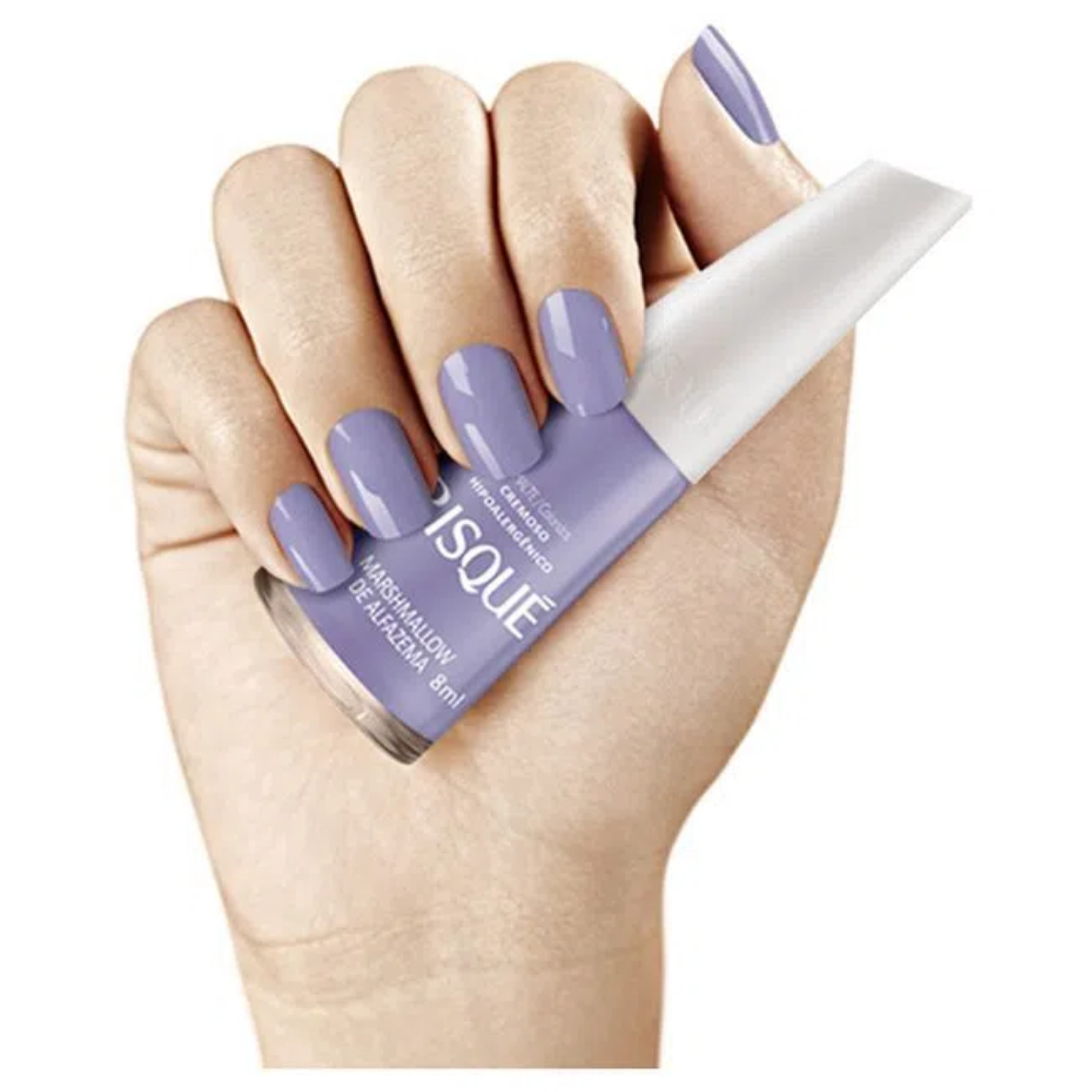 Esmalte Risqué Cremoso Marshmallow De Alfazema 8ml - Azul