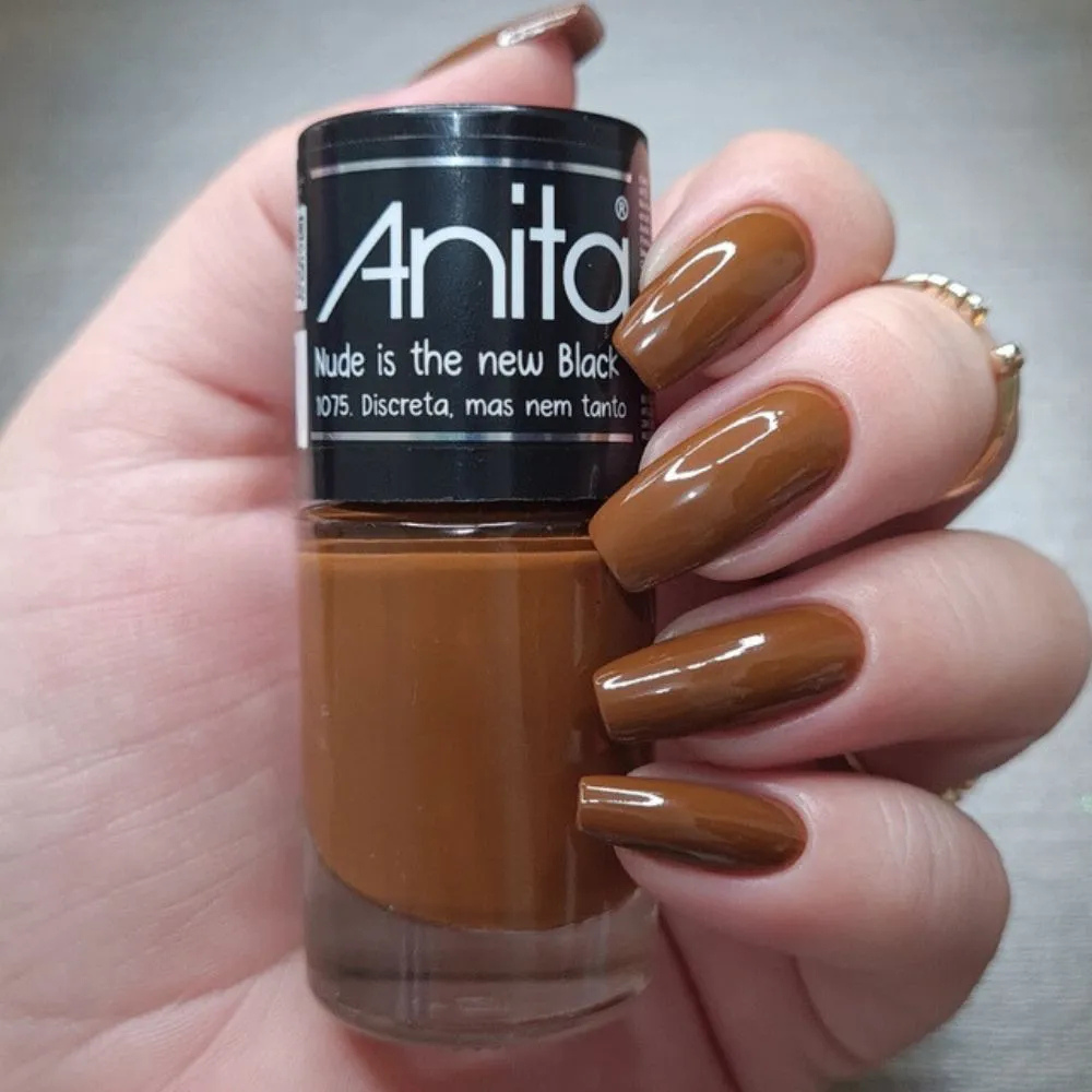 Esmalte Anita Nude Is The New Black Discreta Mas Nem Tanto 10ml