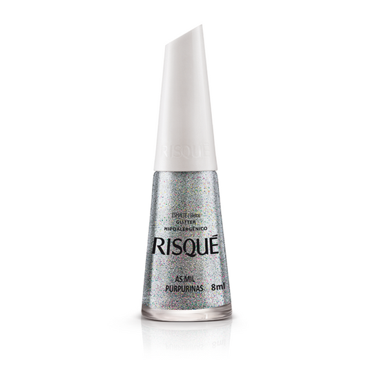 Esmalte Risqué Glitter As Mil Purpurinas 8ml
