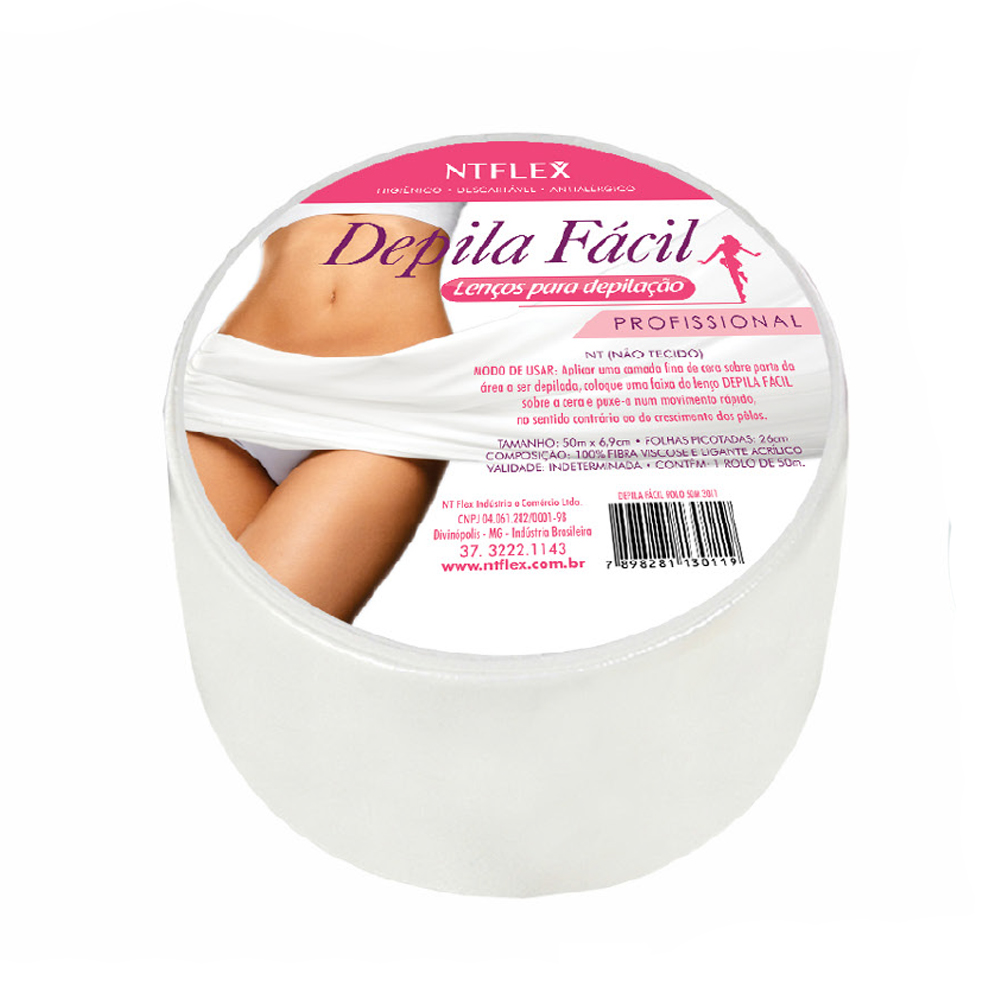Rolo Para Depilação Depila Fácil 100 Metros Ntflex