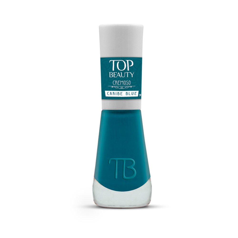 Esmalte Top Beauty Cremoso Caribe Blue 9ml