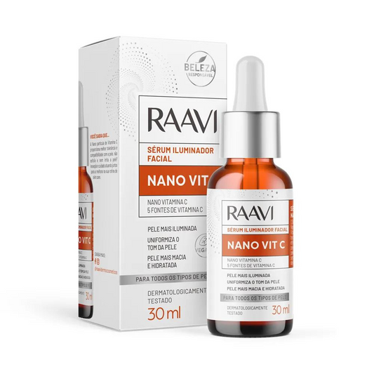 Sérum Facial Iluminador Nano Vitamina C Raavi 30ml