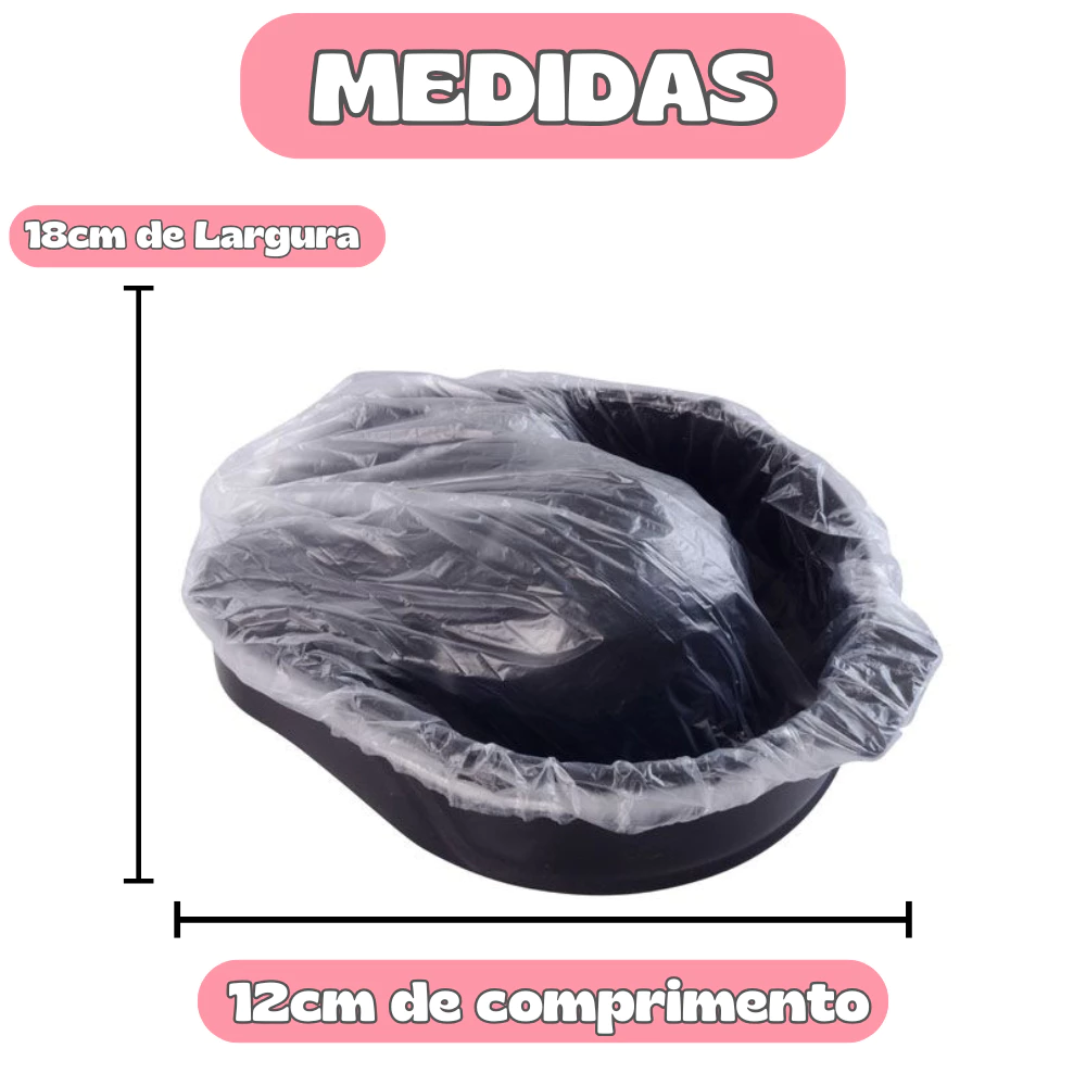 Protetor De Bacia Descartável Para Manicure Santa Clara
