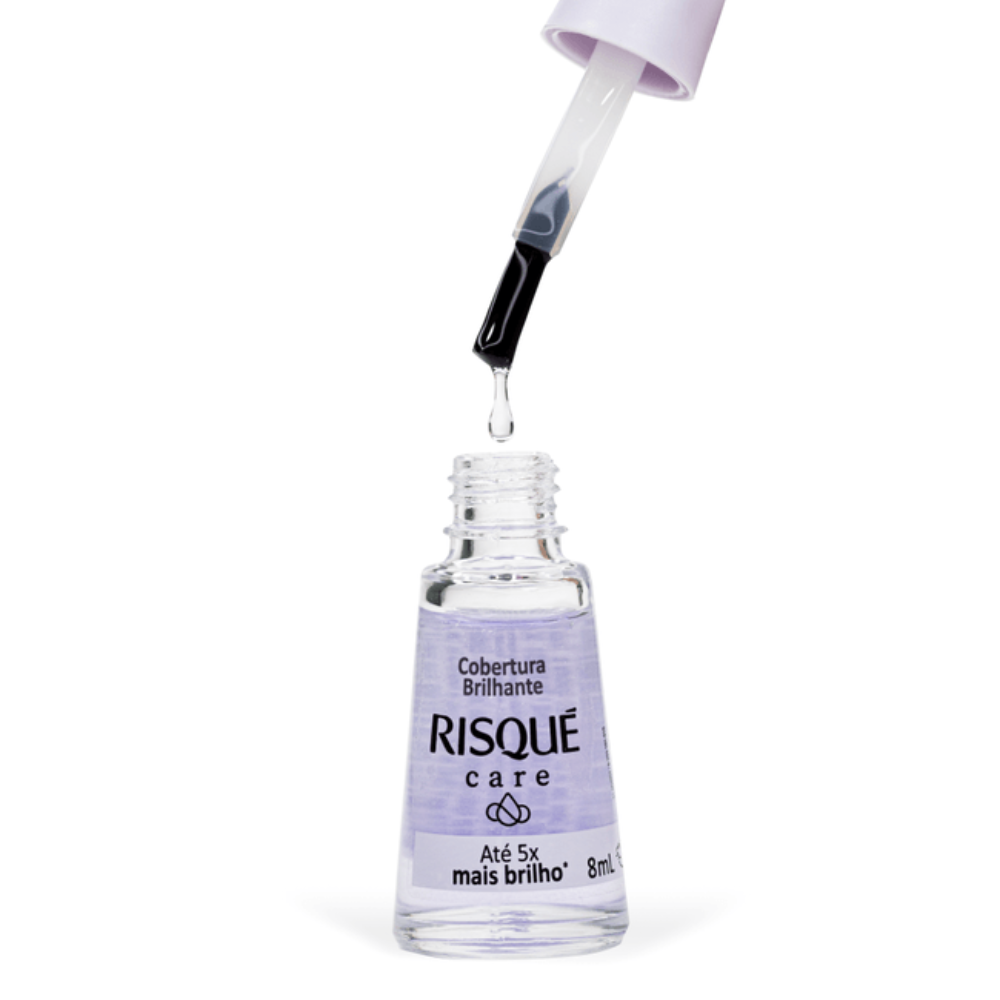 Esmalte Risqué Care Cobertura Brilhante 8ml