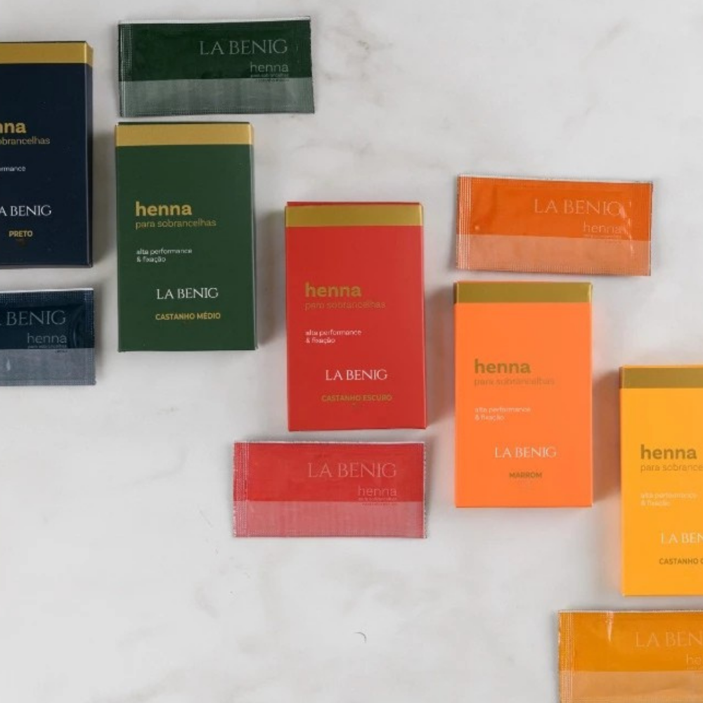 Henna Refil La Benig Castanho Escuro 2,5g