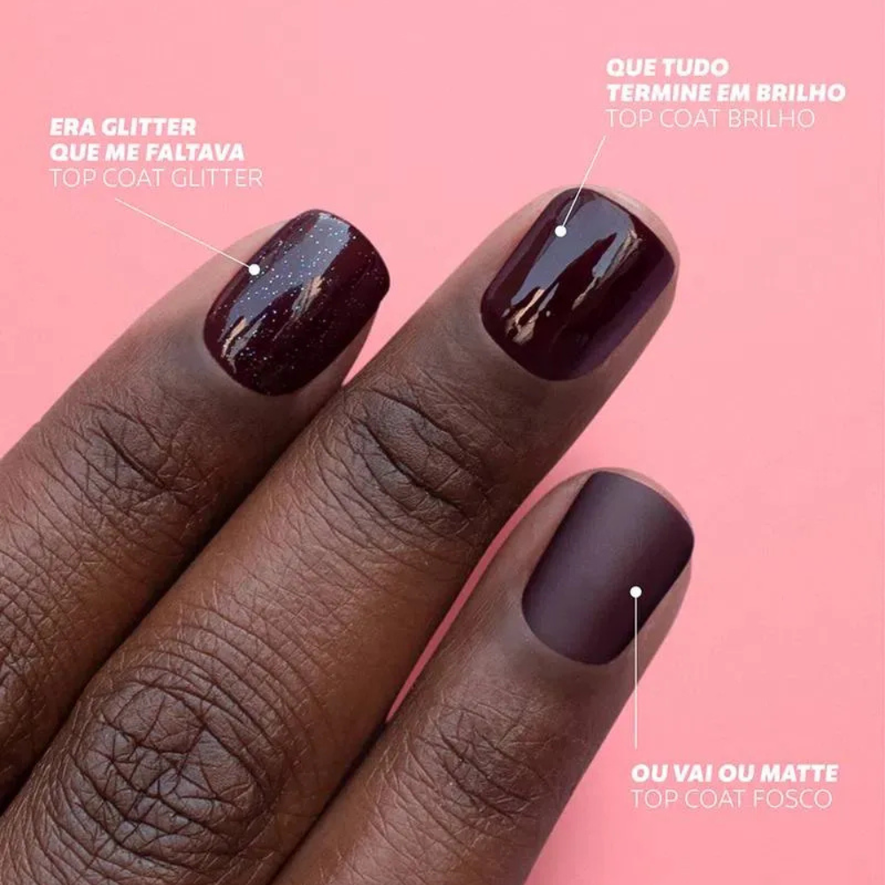 Top Coat Dailus Que Tudo Termine Em Brilho 8ml