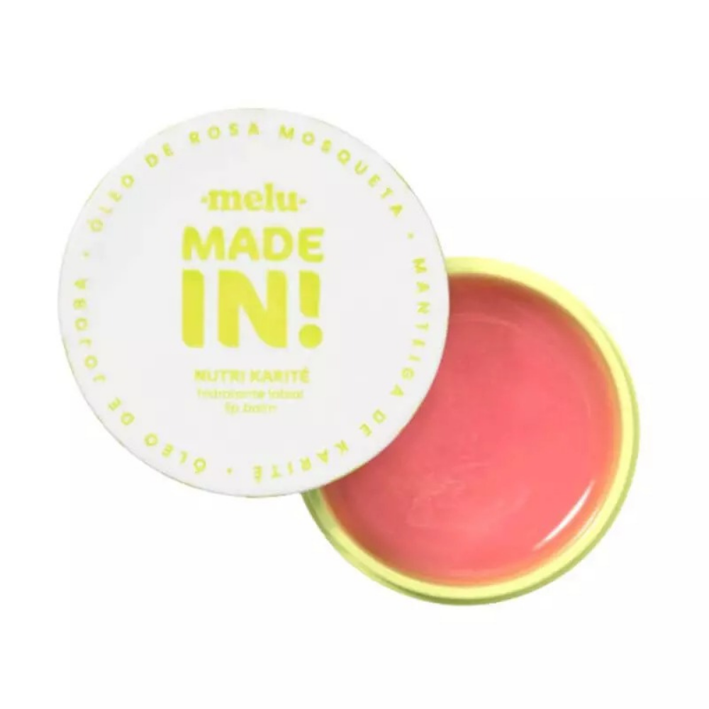 Hidratante Labial Made In Melu Nutri Karité Ruby Rose 15g