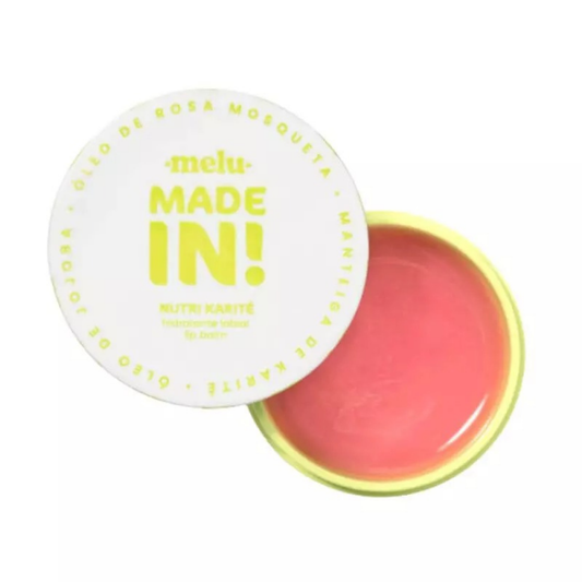 Hidratante Labial Made In Melu Nutri Karité Ruby Rose 15g