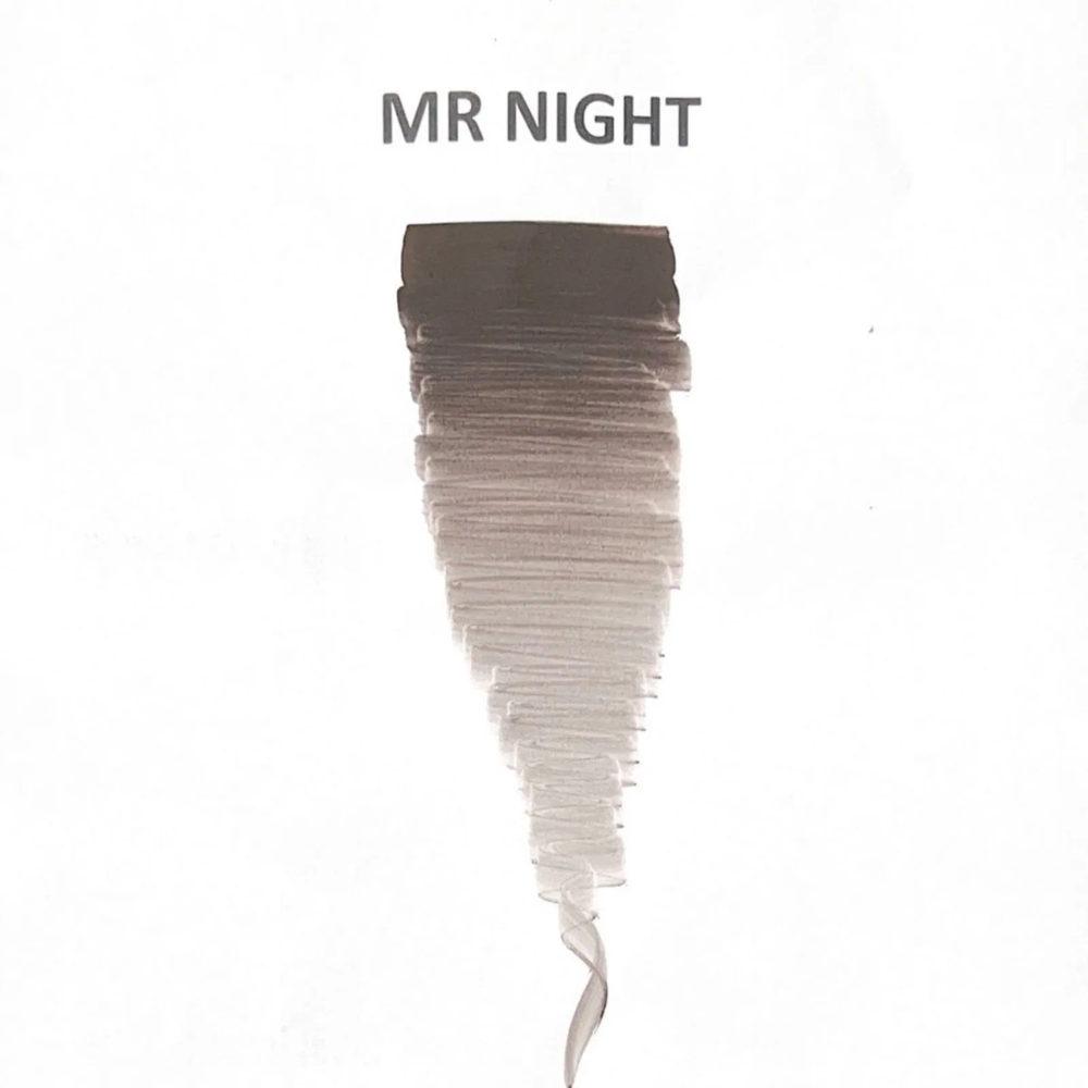 Pigmento Menela Mr. Night Castanho Escuro Intenso Inorgânico Micropigmentação Sobrancelhas 3ml