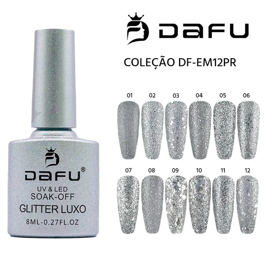 Esmalte Em Gel Dafu Coleção Prata 1 Ao 12 DF-EM12PR