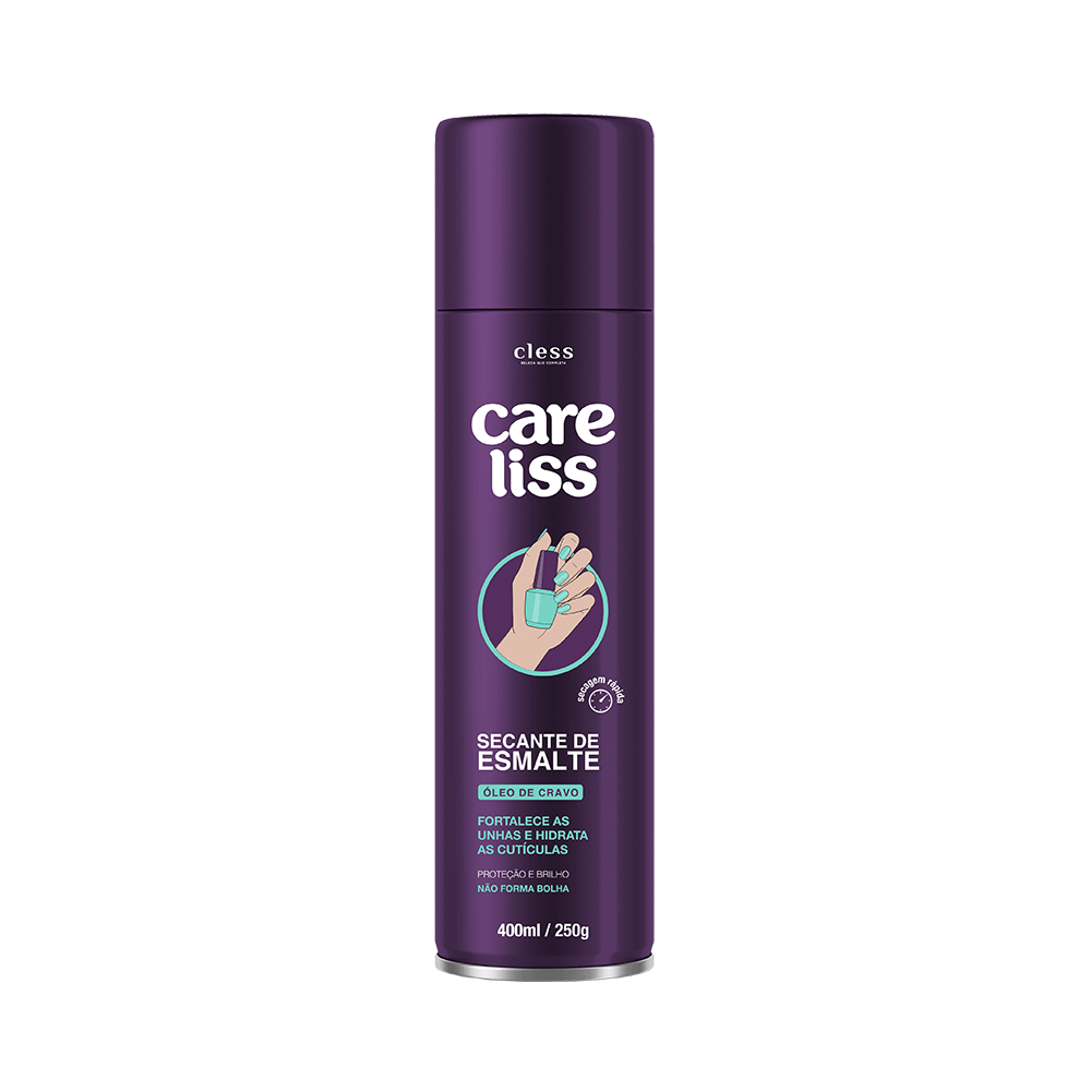 Spray Secante De Esmaltes Com Óleo De Cravo Care Liss 400ml