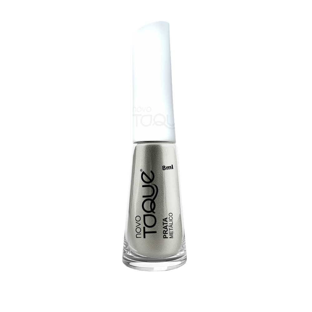 Esmalte Novo Toque Metálico Prata 8ml