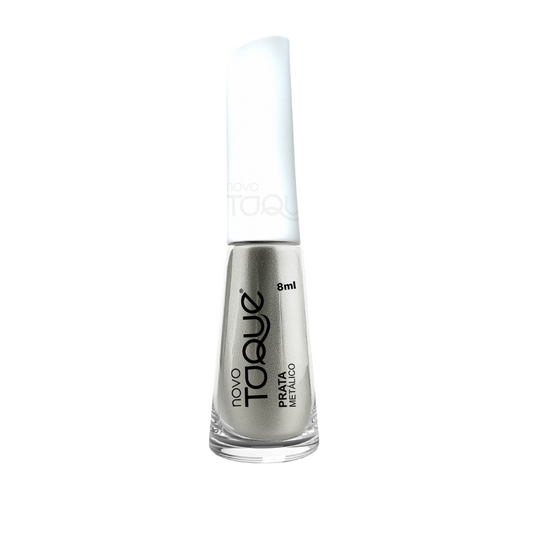 Esmalte Novo Toque Metálico Prata 8ml