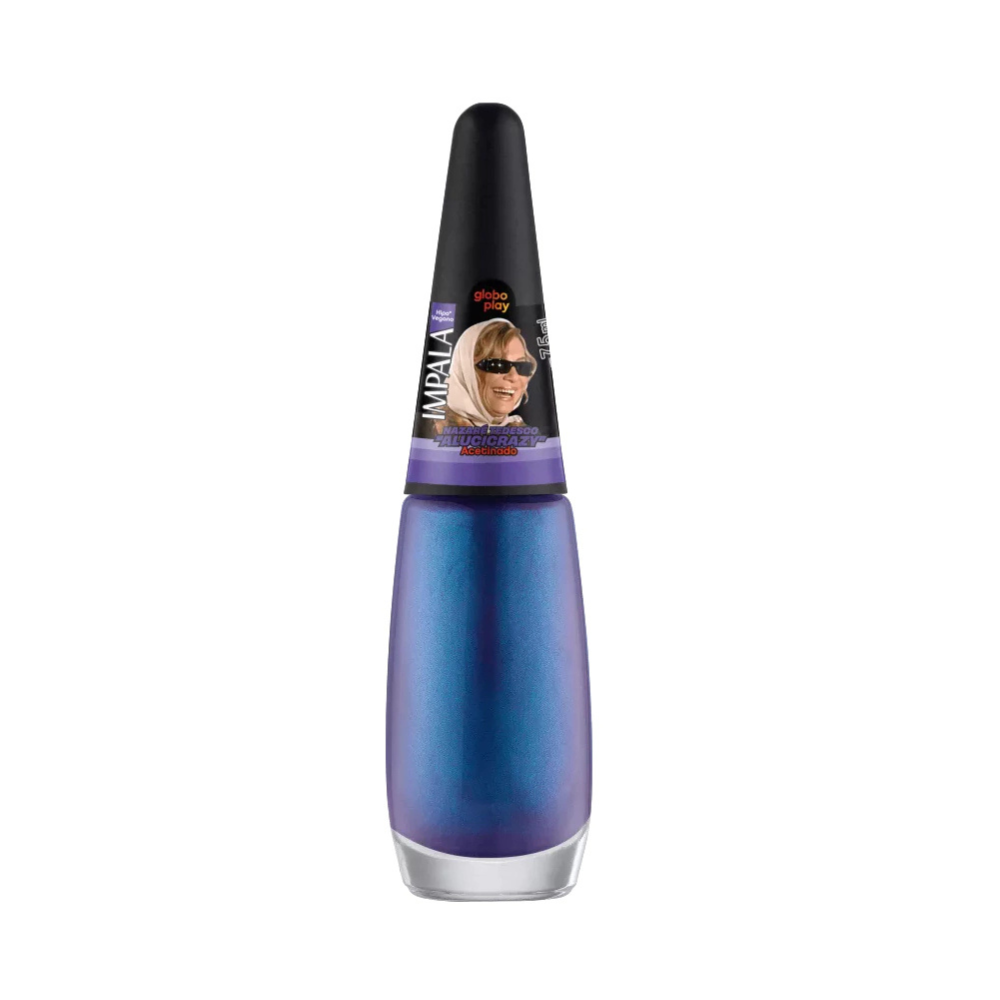 Esmalte Impala Acetinado Globoplay Alucicrazy 7,5ml