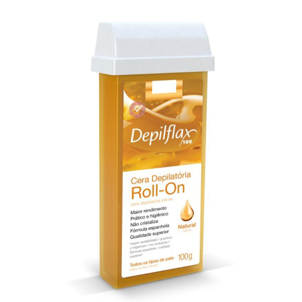 Refil Cera Depilatória Roll-on 100g Depilflax