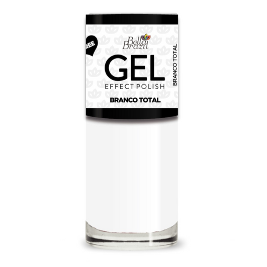 Esmalte Bella Brazil Efeito Gel Cremoso 828 Branco Total