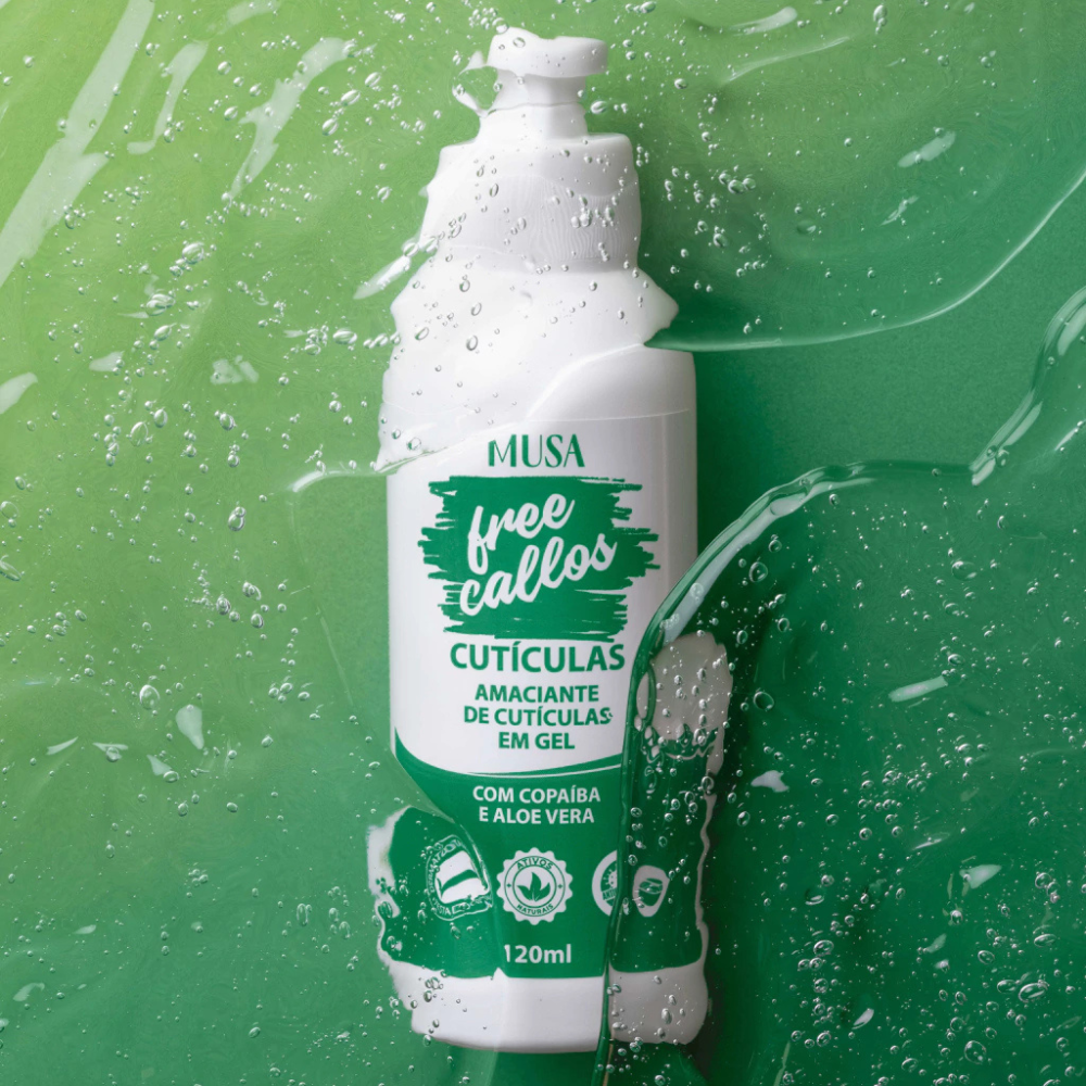 Amaciante De Cutículas Em Gel Free Callos Musa 120ml