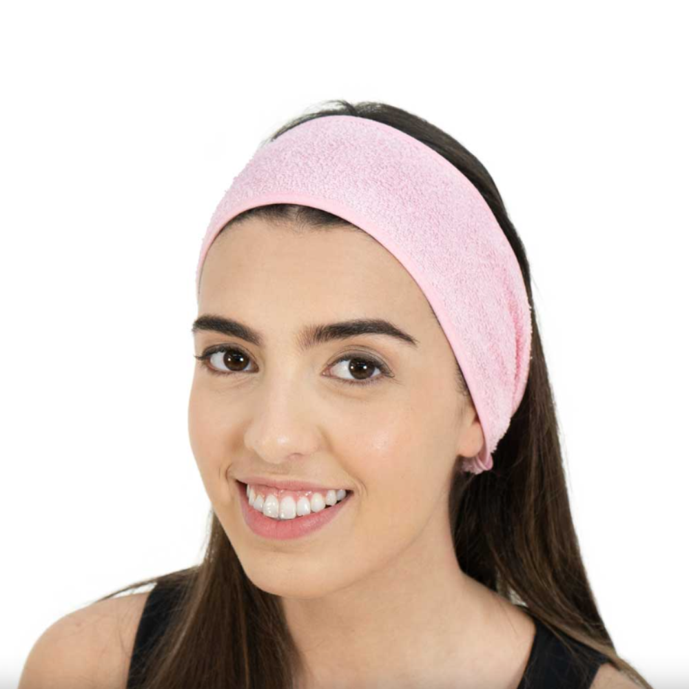 Faixa Para Cabelo Atoalhada Com Velcro Santa Clara