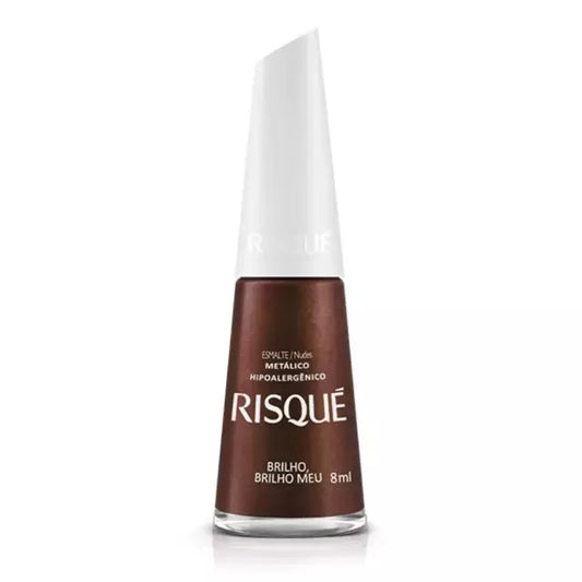 Esmalte Risqué Metálico Brilho, Brilho Meu 8ml