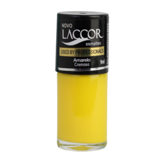 Esmalte Laccor Cremoso Amarelo 9ml