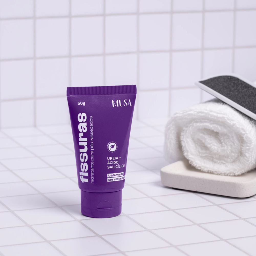 Creme Para Fissuras Dos Pés Musa 50g