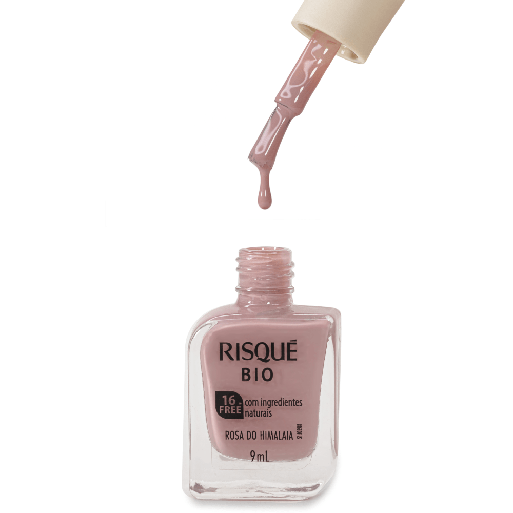 Esmalte Risqué Cremoso Bio 9ml Rosa Do Himalaia