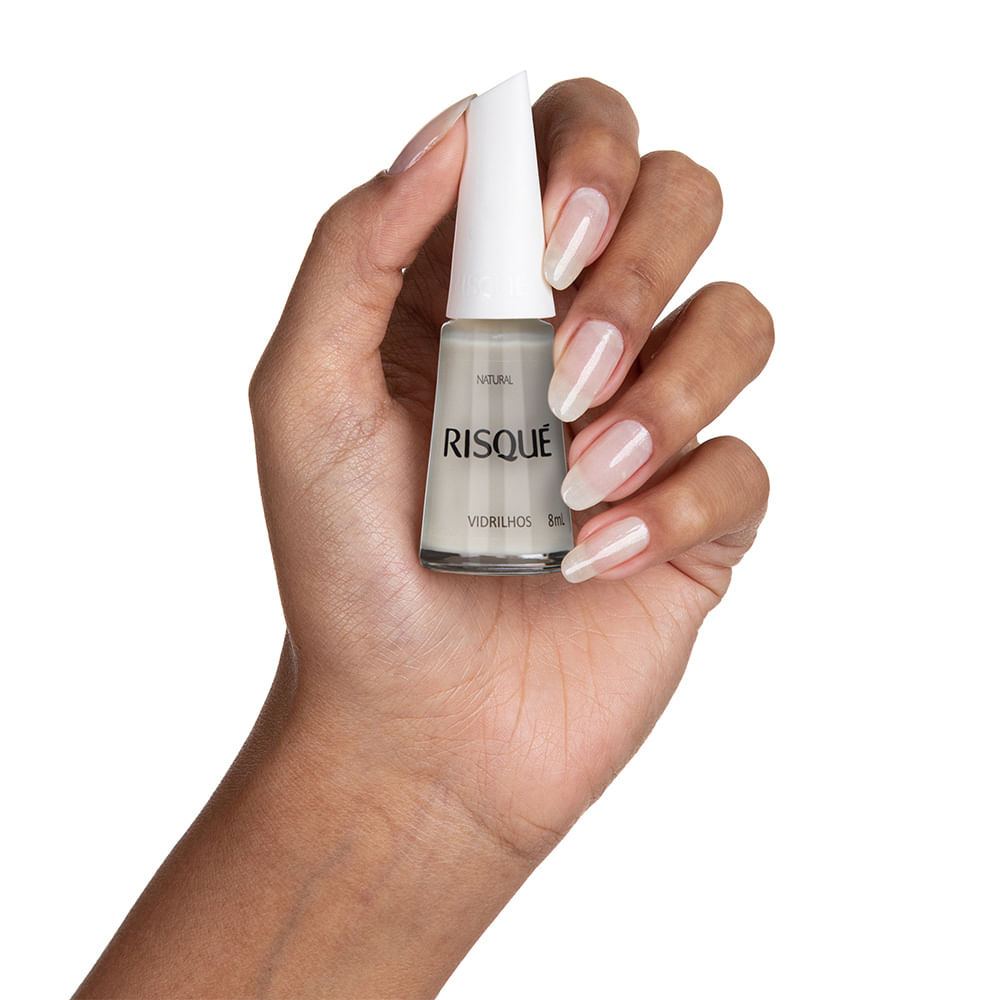 Esmalte Risqué Natural Vidrilhos 8ml - Renda - Natural