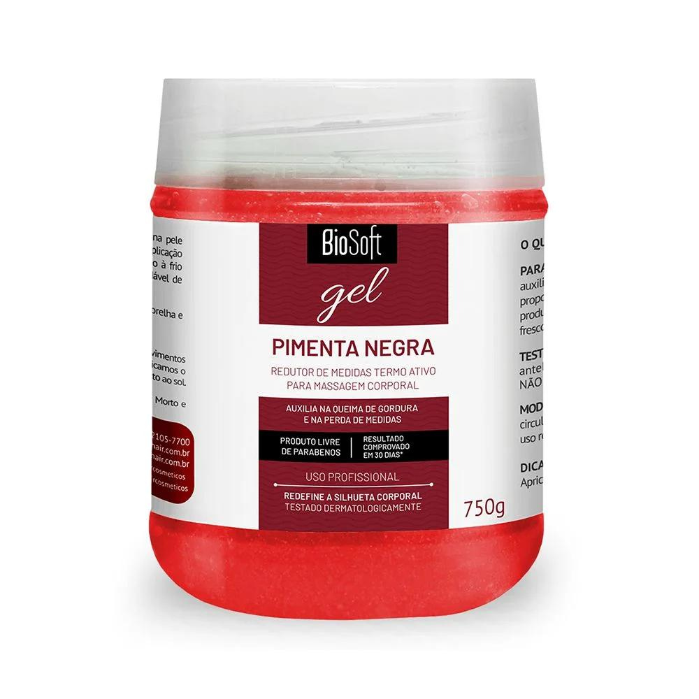 Gel De Massagem Pimenta Negra Bio Soft 750g
