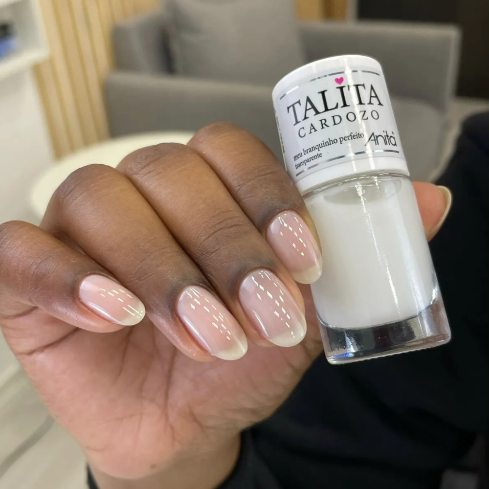 Esmalte Talita Cardozo By Anita Transparente Meu Branquinho Perfeito 10ml
