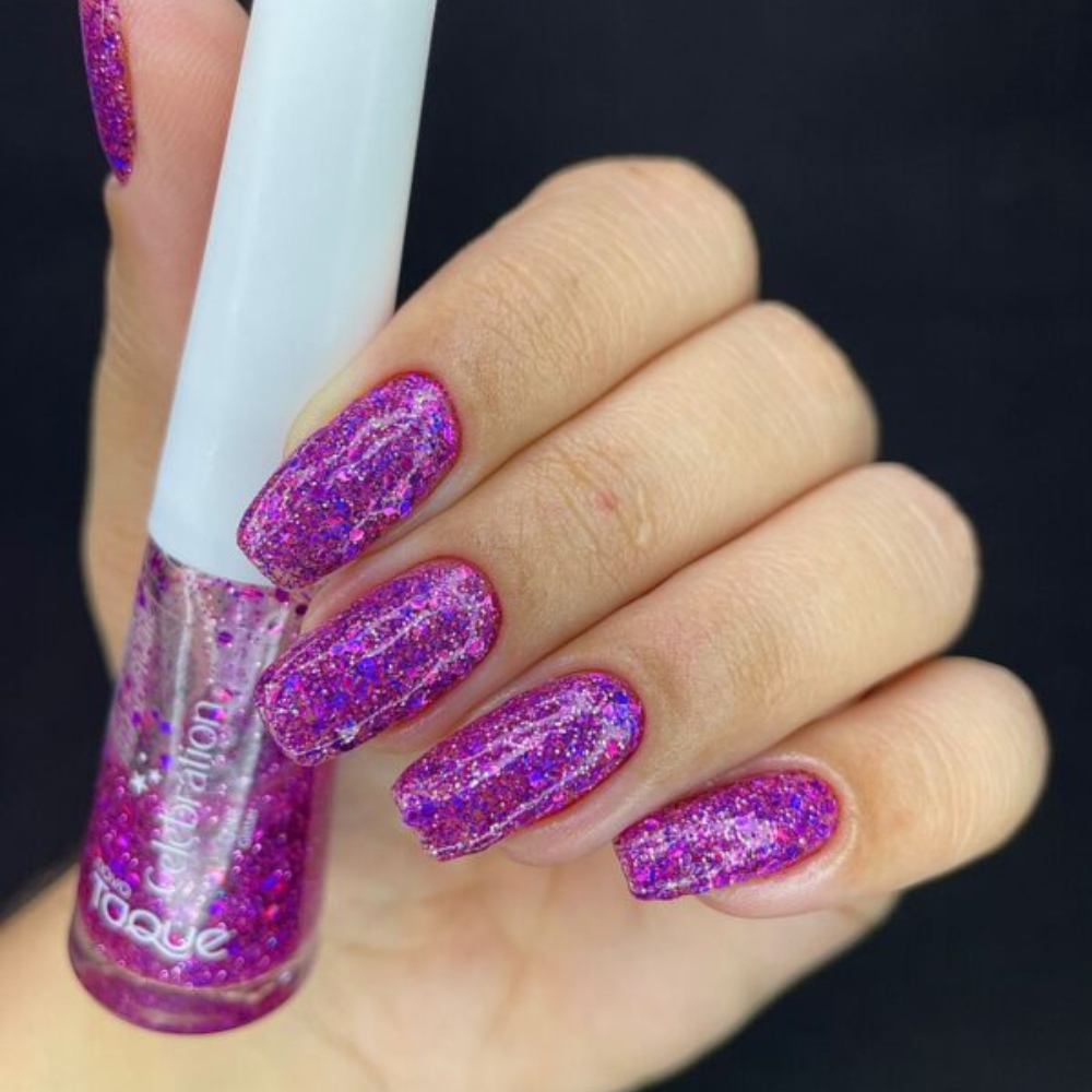 Esmalte Novo Toque Glitter Diva 8ml