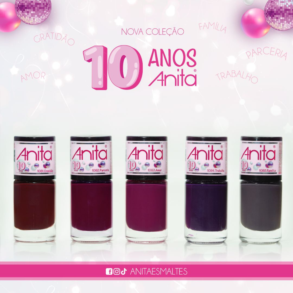 Esmalte Anita Parceria 10ml