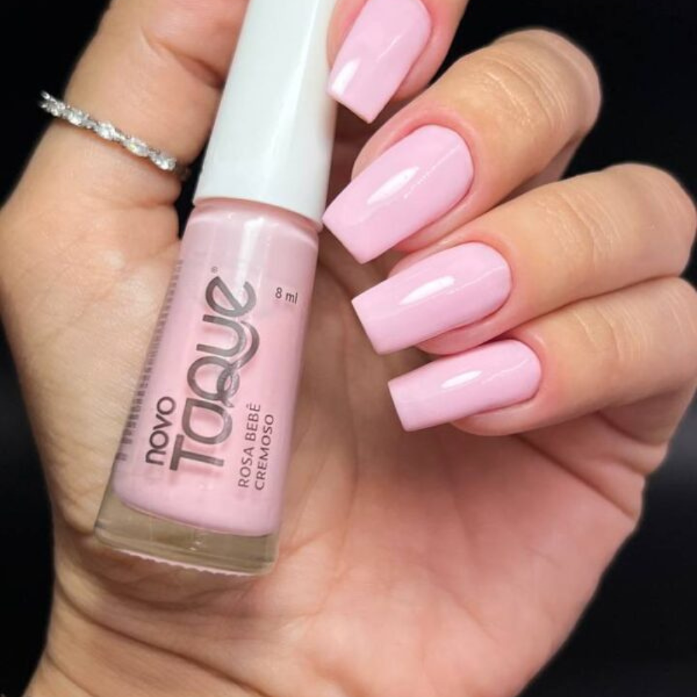 Esmalte Novo Toque Cremoso Rosa Bebê 8ml