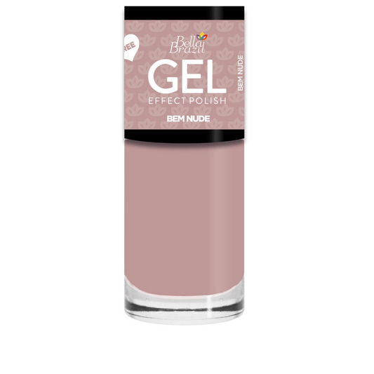 Esmalte Bella Brazil Efeito Gel Cremoso 858 Bem Nude
