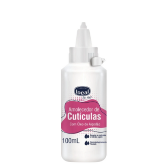 Amolecedor De Cutículas Óleo De Algodão Ideal 100ml