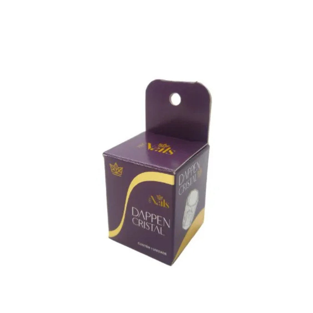 Dappen Cristal De Vidro Cores Variadas King Nails