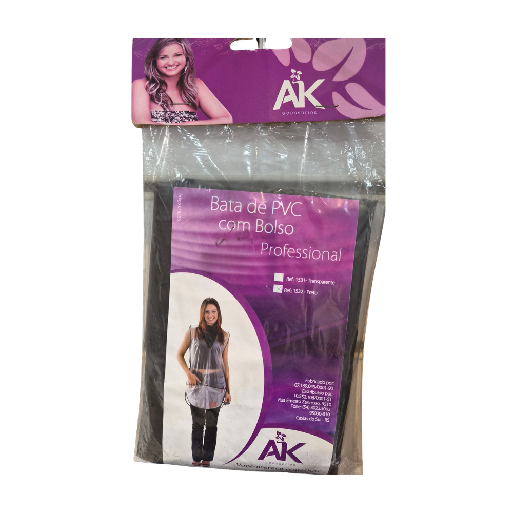 Bata De PVC Com Bolso Profissional AK