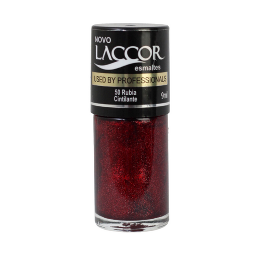 Esmalte Laccor Cintilante Rúbia 9ml