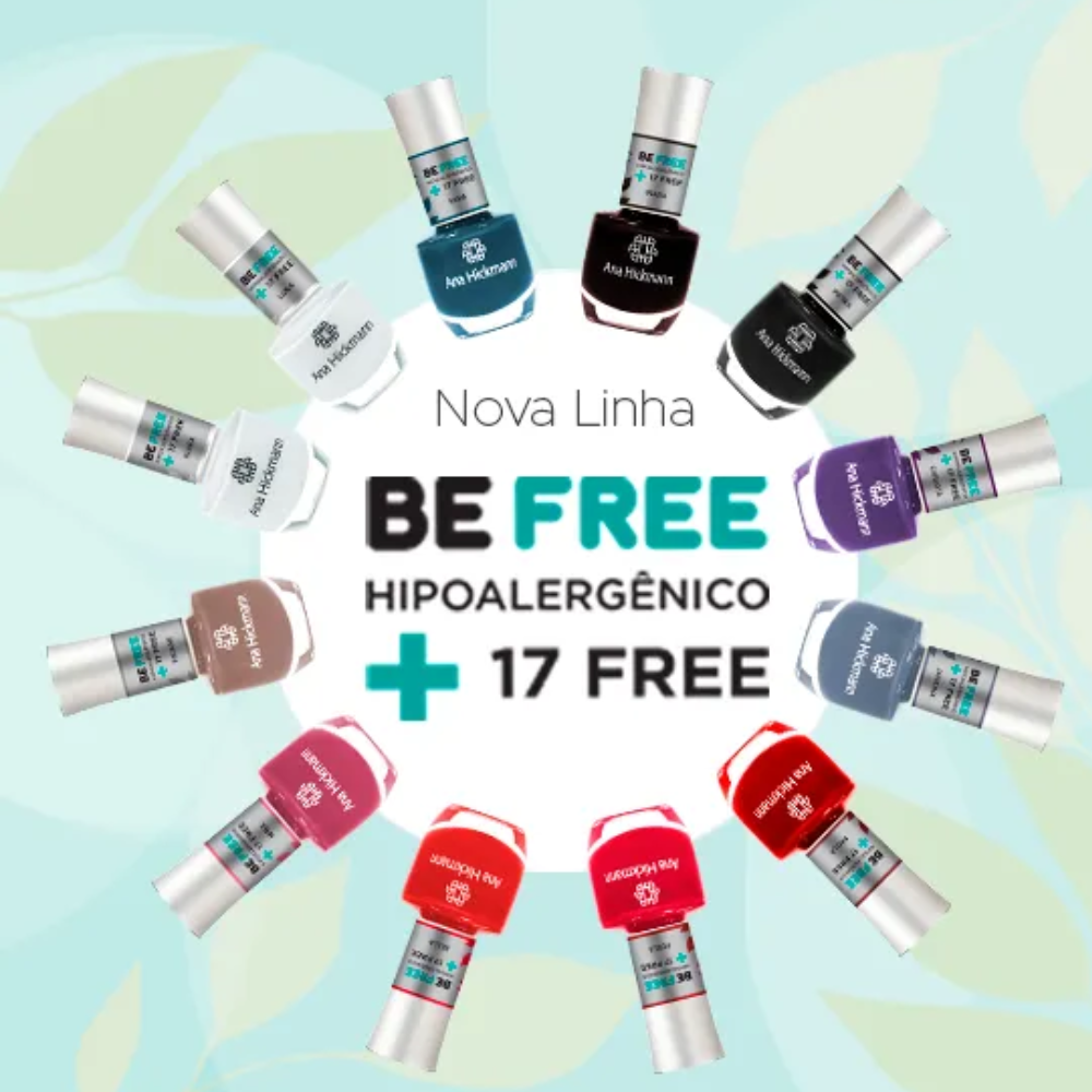 Esmalte Ana Hickmann Hipoalergênico Be Free Bella 9ml