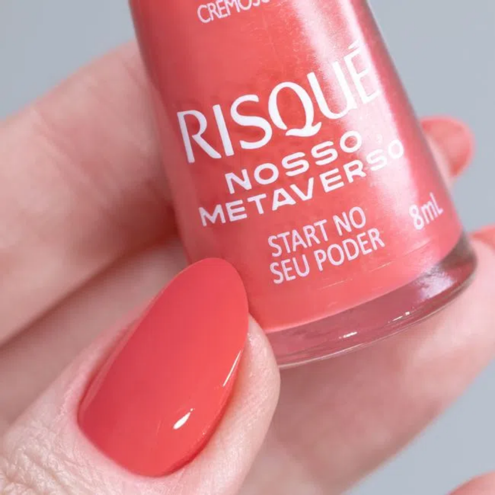 Esmalte Risqué Cremoso Start No Seu Poder 8ml