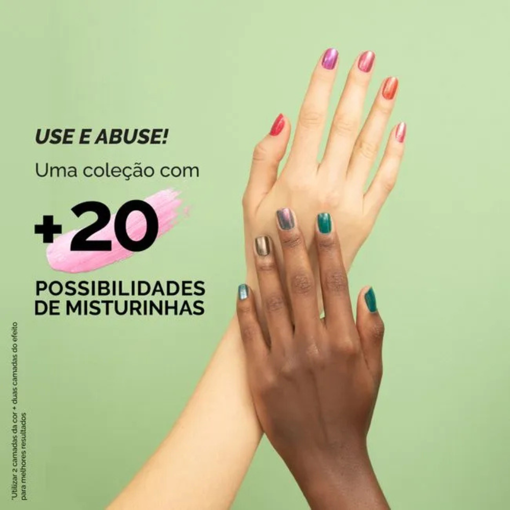 Esmalte Risqué Manicores Metálico Joga Pro Universo 8ml